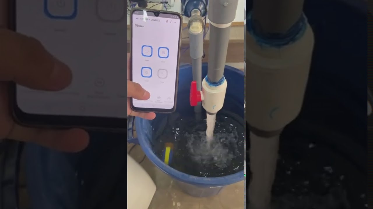 Sistema DOMÓTICO para control de BOMBA DE AGUA y AIRE ACONDICIONADO.