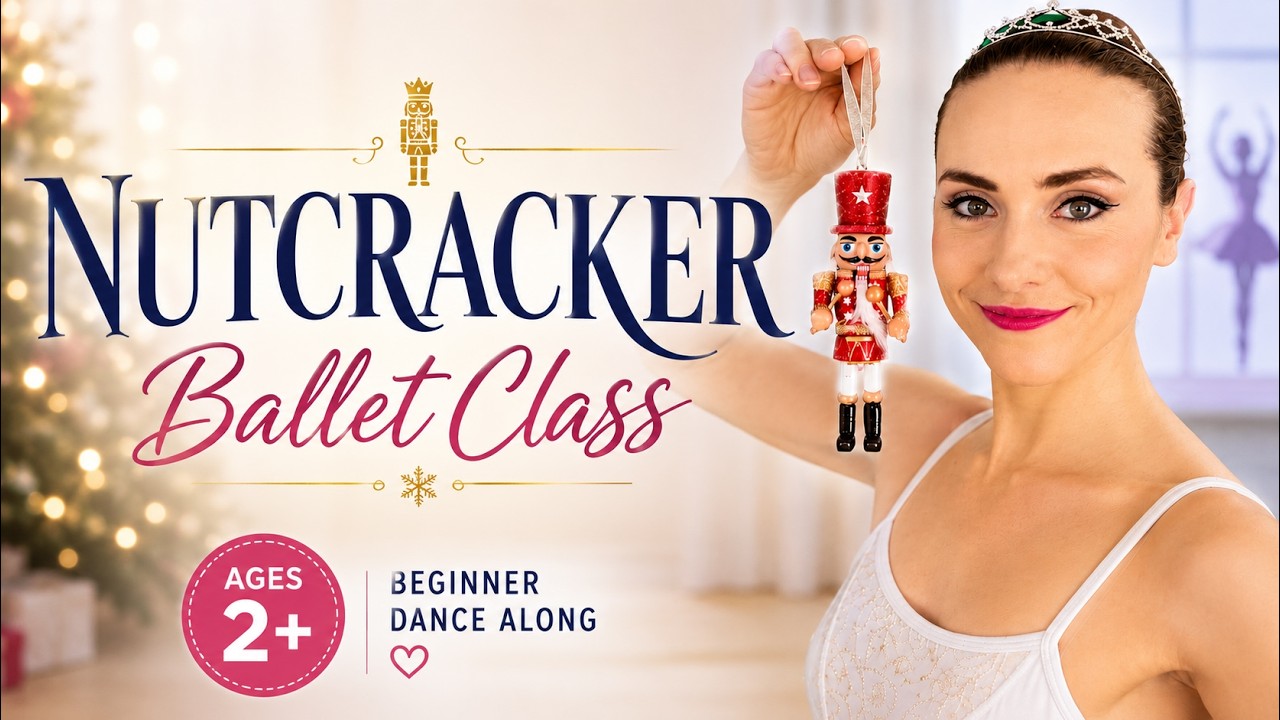 The NUTCRACKER BALLET Class 🩰 Beginner Kids Dance routines to music