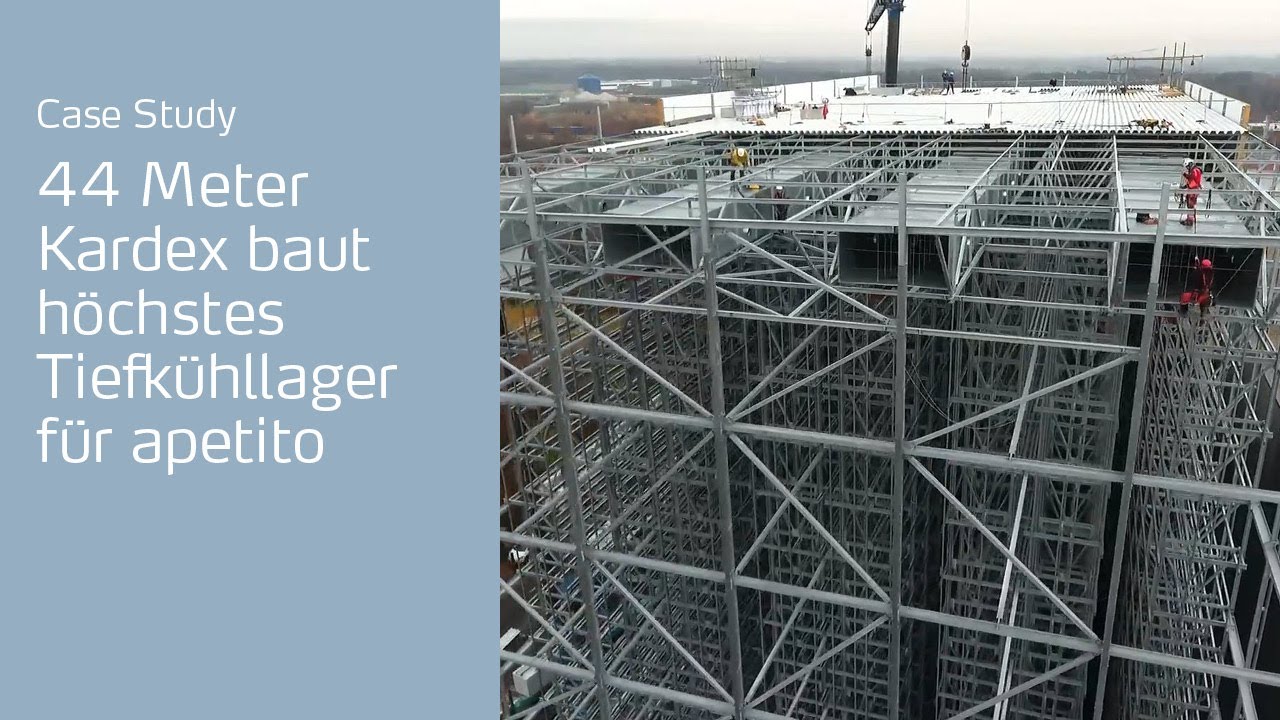 44 Meter: Kardex baut höchstes Tiefkühllager für apetito