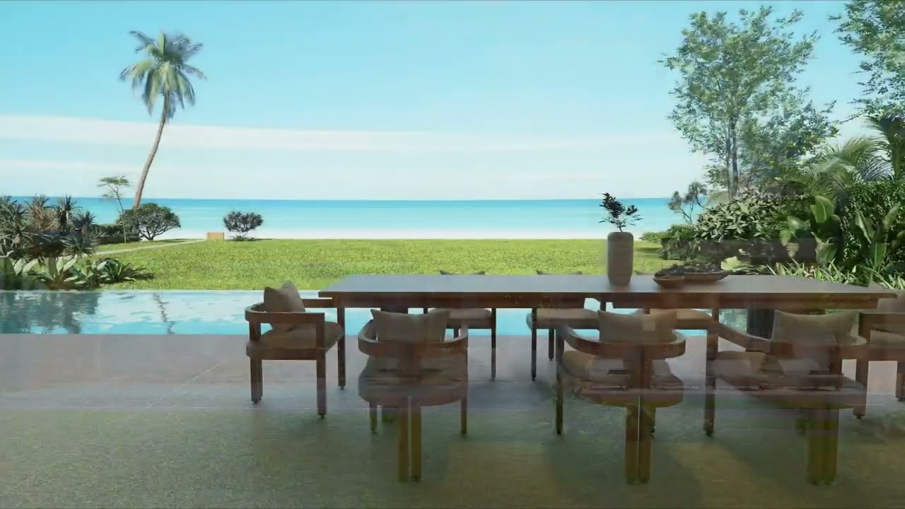 SINGLE-STOREY LUXURY BEACHFRONT POOL VILLA