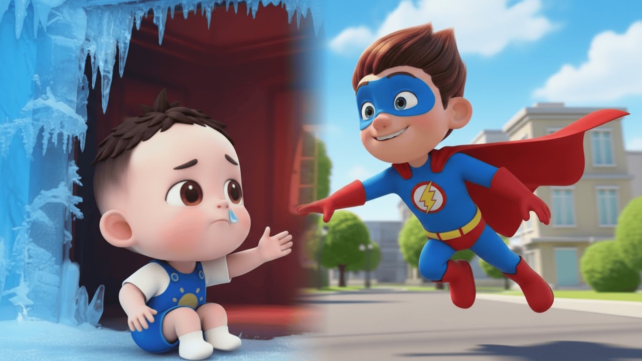 Colorful Superheroes Song  Superheroes in Cardboard Rooms 🦸‍♂️🦸‍♀️  WellSon Kids Nursery Rhymes