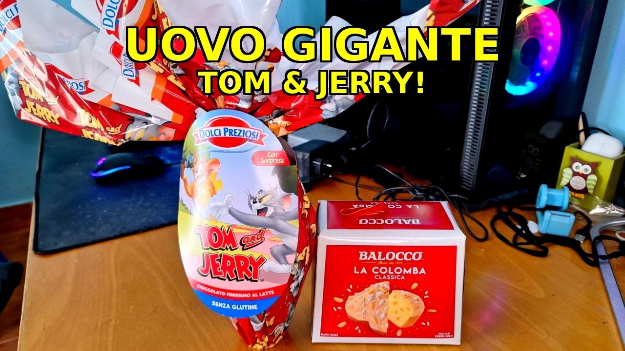 Assaggio Colombina Balocco e Apro l’Uovo di Pasqua Tom & Jerry 🔥