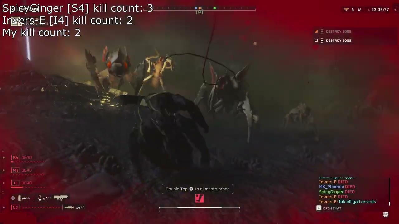 toxic players in helldivers kept killing us so I killed them back