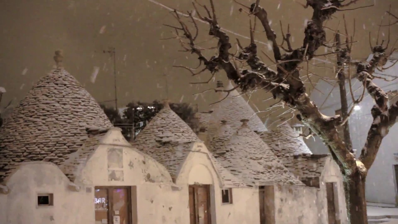 Neve ad Alberobello 2014