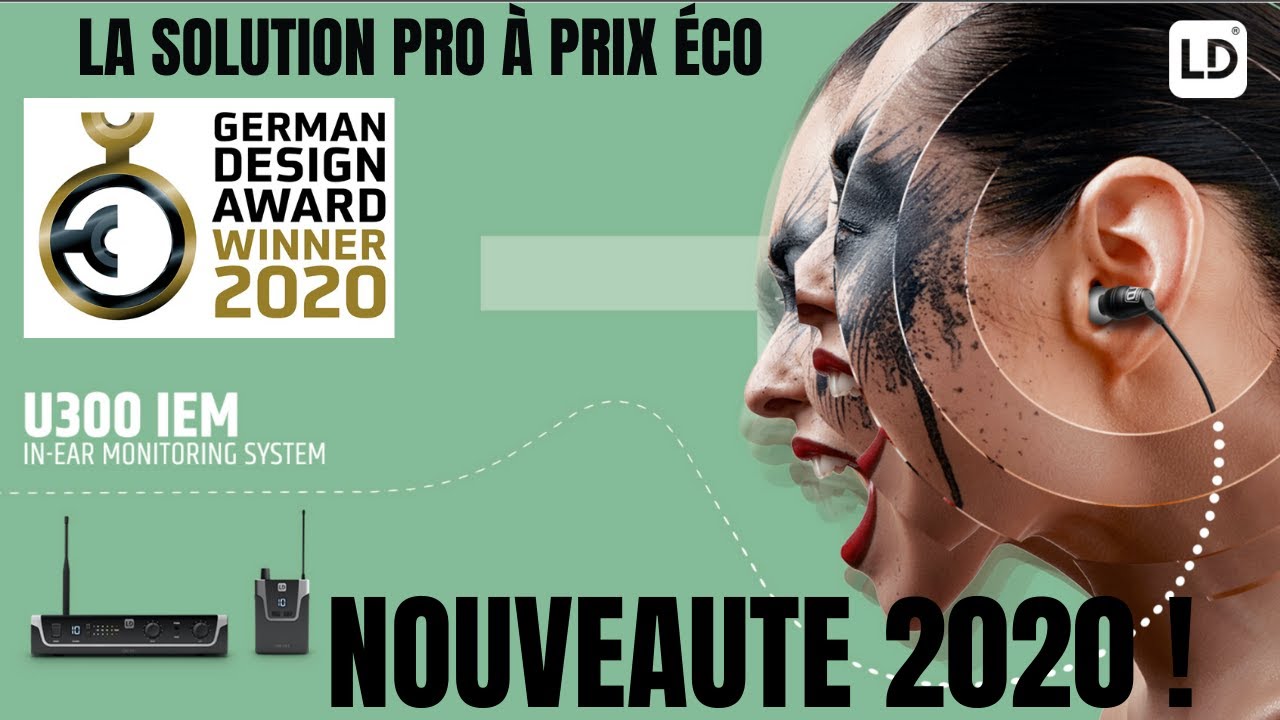 LD Systems U300 IEM un nouveau ear-monitor à prix éco !
