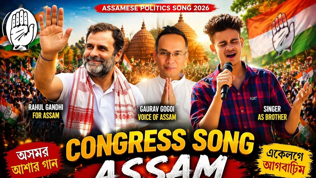 CONGRESS PARTY- Political Song | Axom Political Song | New Assamese Video Song | As Brother Official
