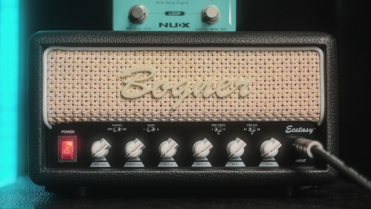 Bogner Ecstasy Mini Amp Test By Jimmy Lin (No Talking) feat. Bluguitar Nanocab