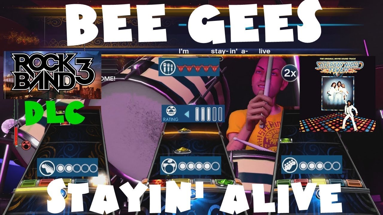 Bee Gees - Stayin' Alive - Rock Band 3 DLC Expert Full Band (November 16th, 2010)