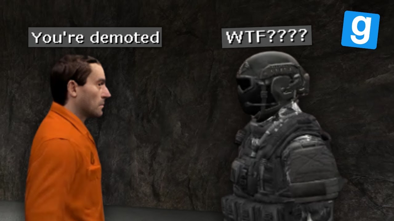 I Got People Demoted In Gmod SCP RP