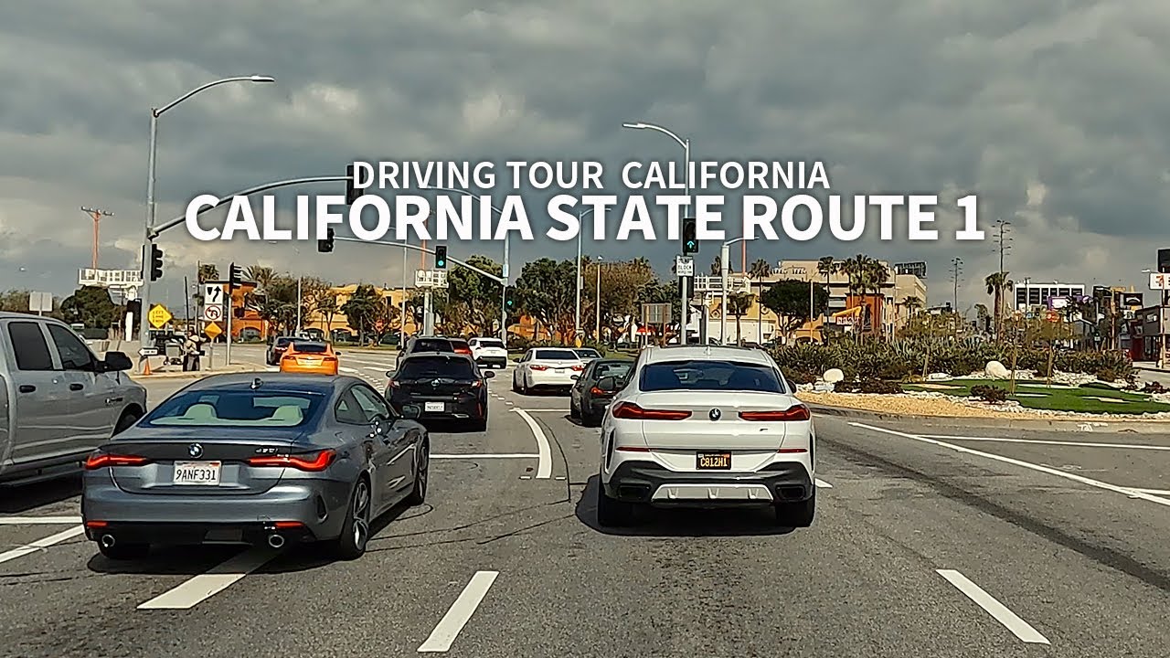 [4K] Driving California State Route 1 from Torrance to Santa Monica, Los Angeles, California, USA