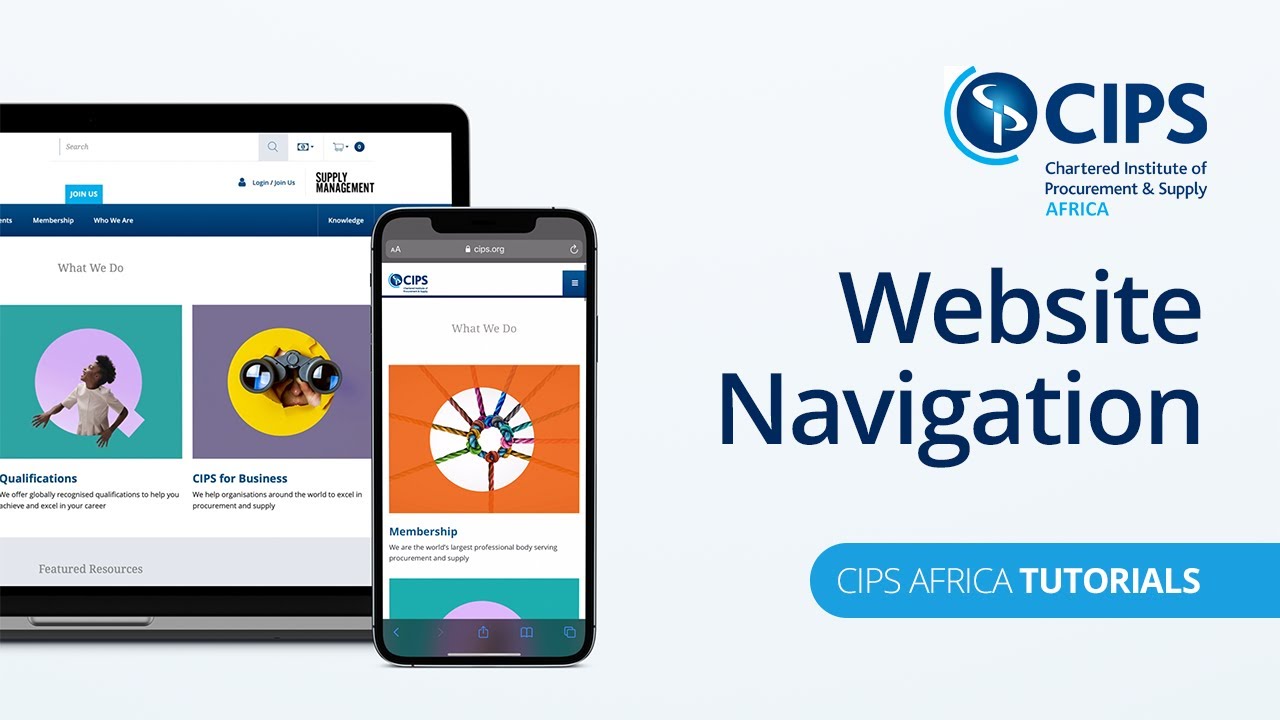 How to register and login on the CIPS website
