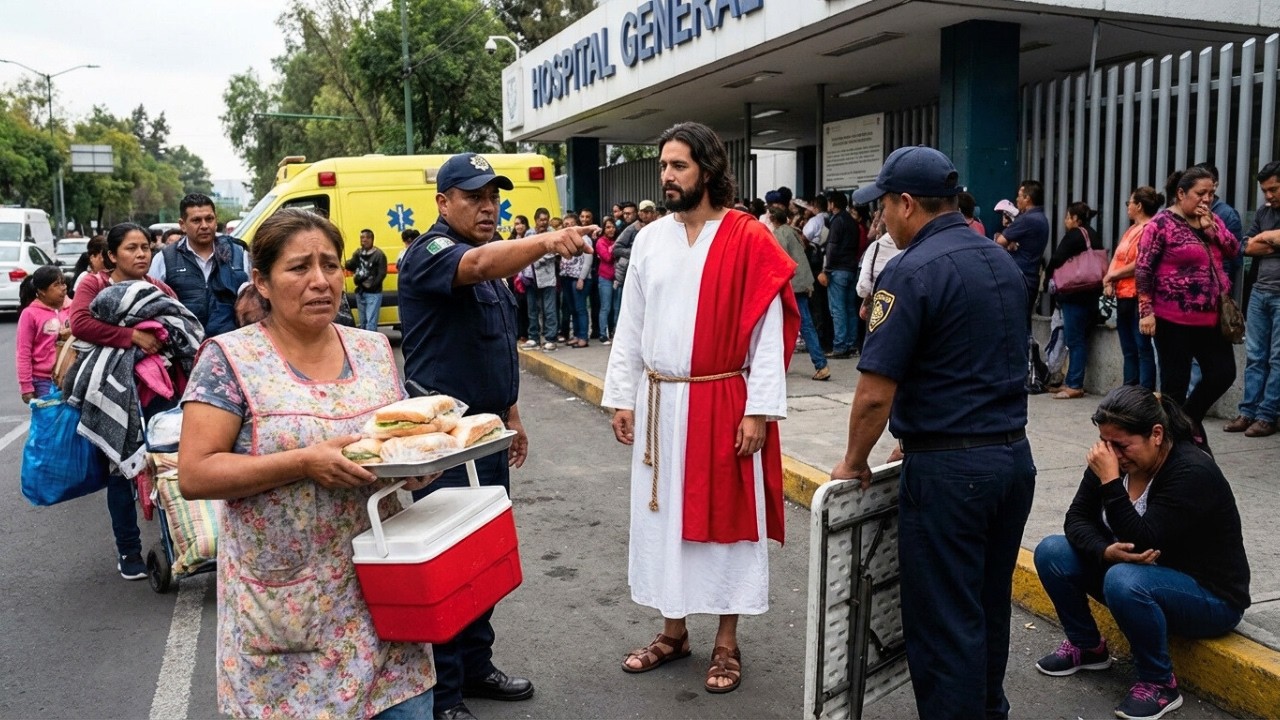 UNA MADRE VENDÍA COMIDA Y DEJÓ QUE UN DESCONOCIDO LA AYUDARA... TODO CAMBIÓ, NO SABÍA QUE ERA JESÚS