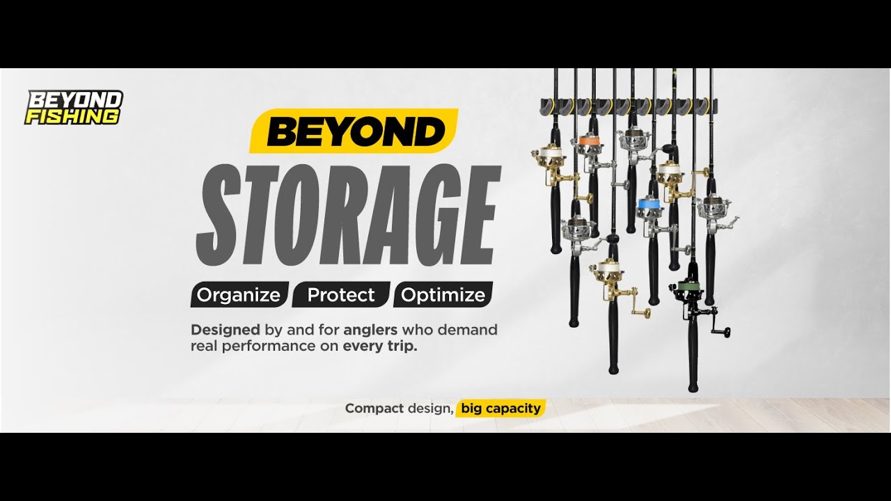 Beyond Fishing GripLock Vertical Fishing Rod Rack