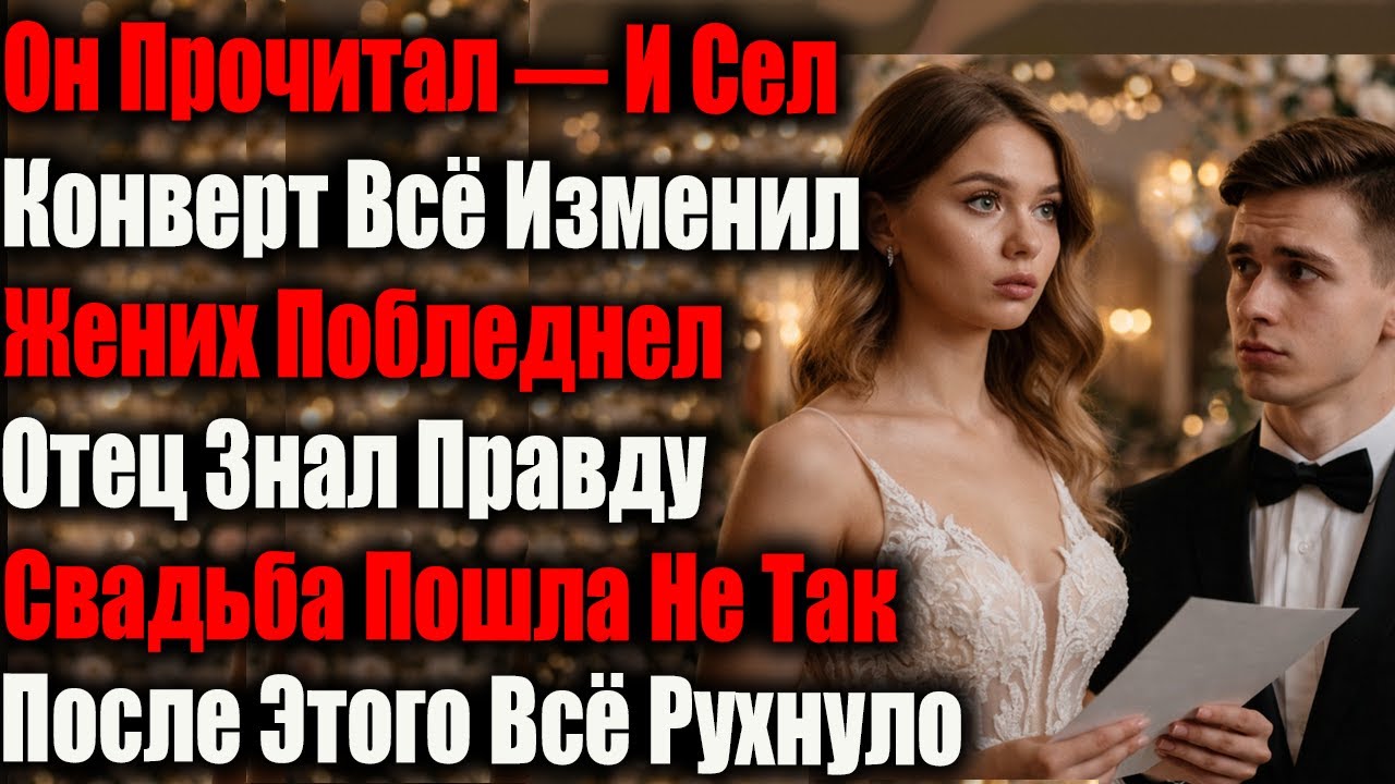 Отец Подарил Конверт На Свадьбе — Жених Побледнел, Прочитав Его