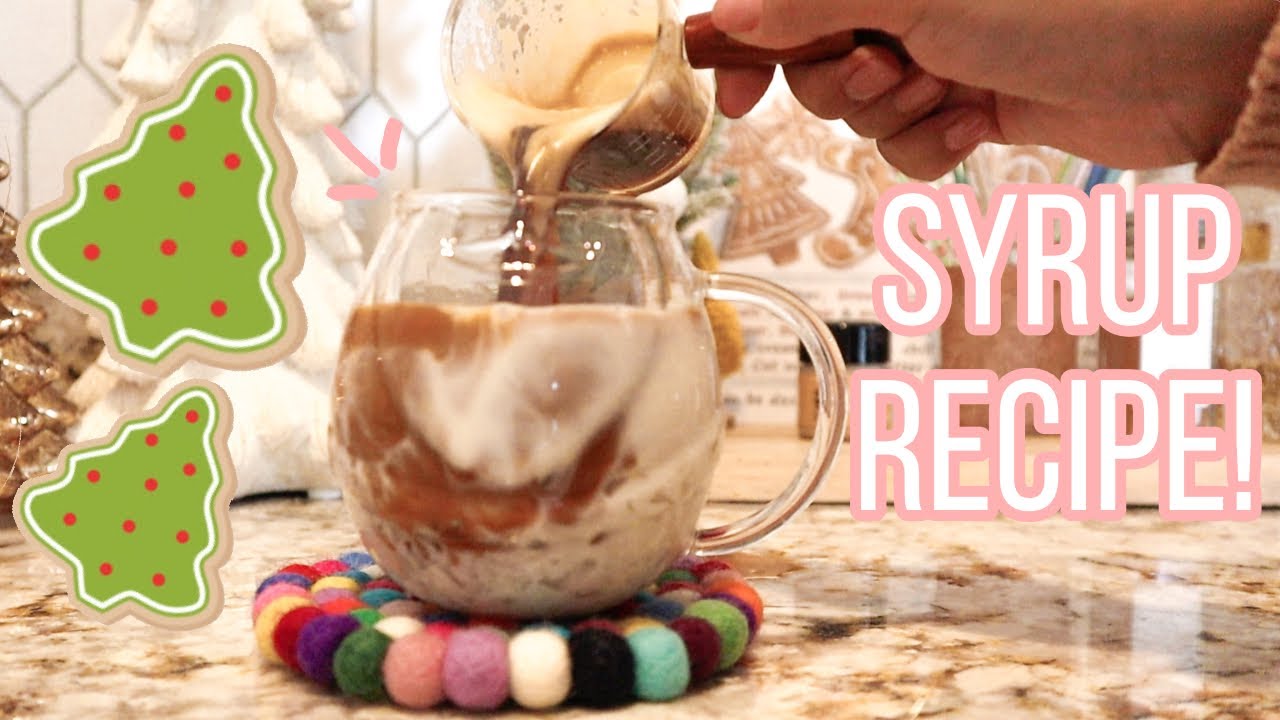 Sugar Cookie Latte Recipe | We're Making The Syrup For This One!