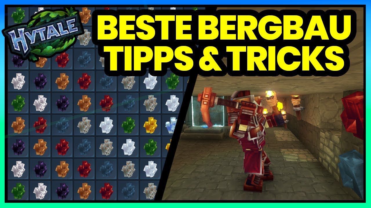 Hytale Mining Guide Beste Mining Strategie beste Höhe beste Biome