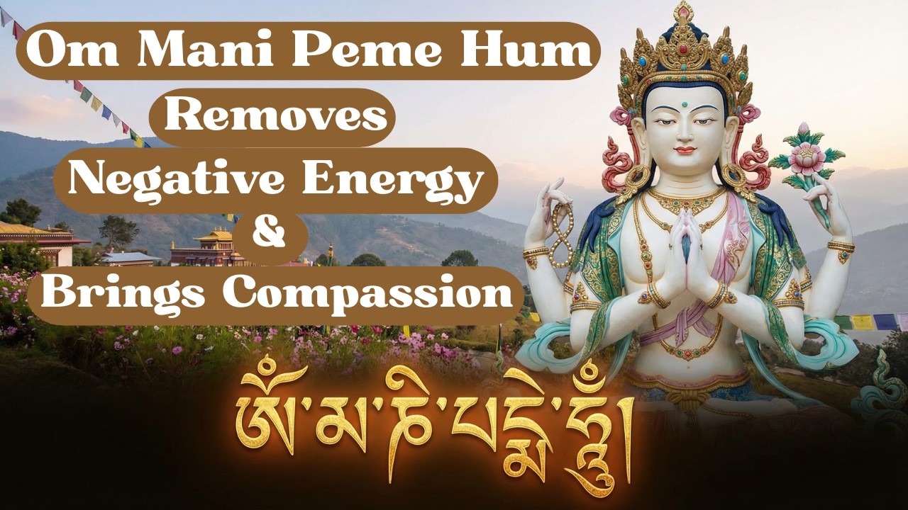 Om Mani Peme Hum | Buddha Mantra |Removes Negative Energy |Brings Compassion |Avalokiteshvara mantra