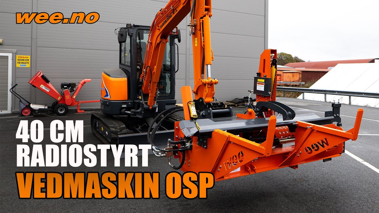Vedmaskin Osp | 20 Tonn kl&oslash;yvekraft
