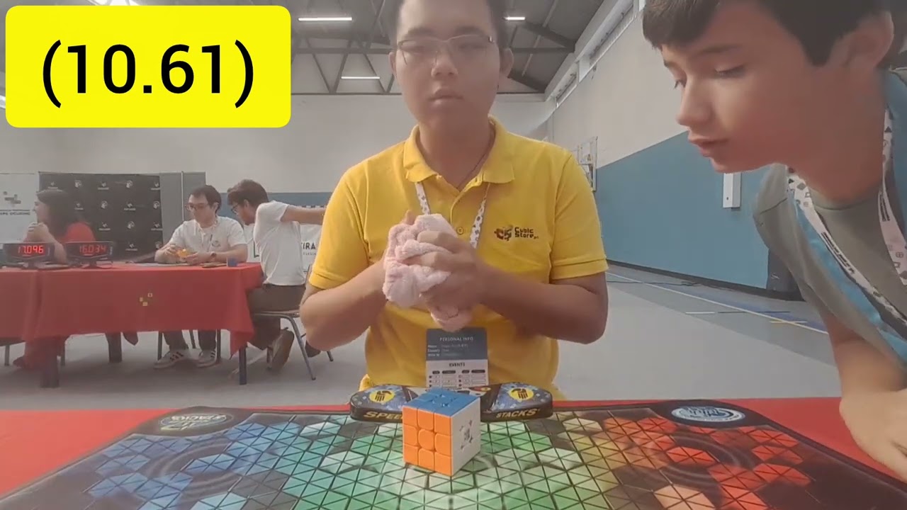 9.82 official 3x3 average | Cubing in Venteira 2025