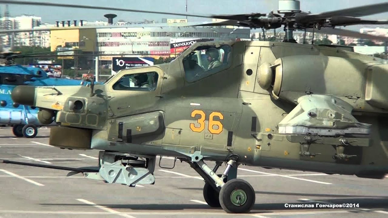 МИ-28 Выброс пламени ВСУ МИ-38,МИ-8 Запуск.Взлет.Проход над МКАД HeliRussia 2014