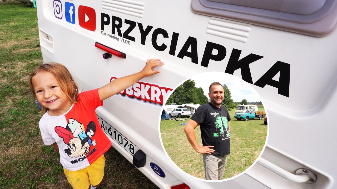 OJCIEC Z CÓRKĄ PRZEMIERZAJĄ EUROPĘ W PRZYCZEPIE