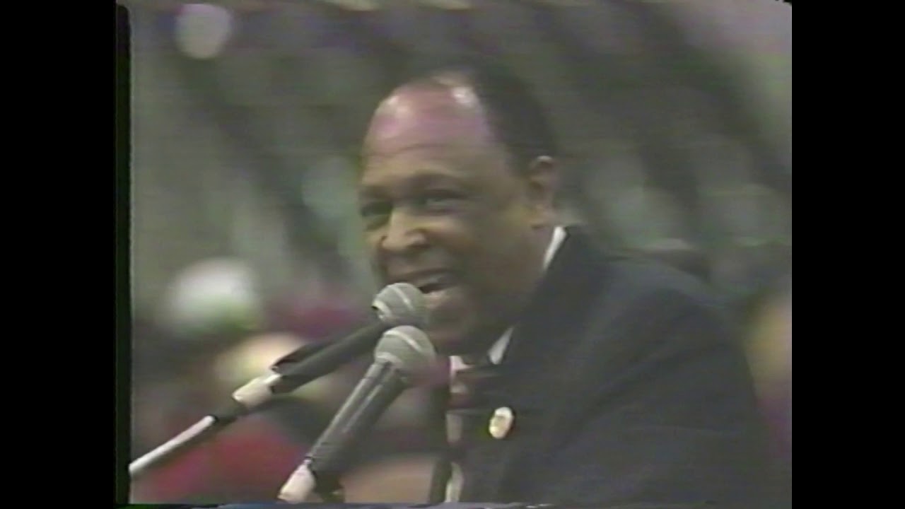 Bishop William James preaching at 86th Annual COGIC International Holy Convocation 1993