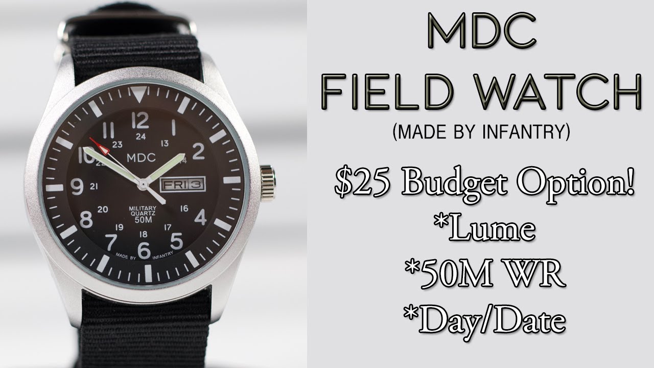 MDC (By Infantry) Field Watch for $25 | The 1st Watch I Was Given By A Watch Company! Full Review