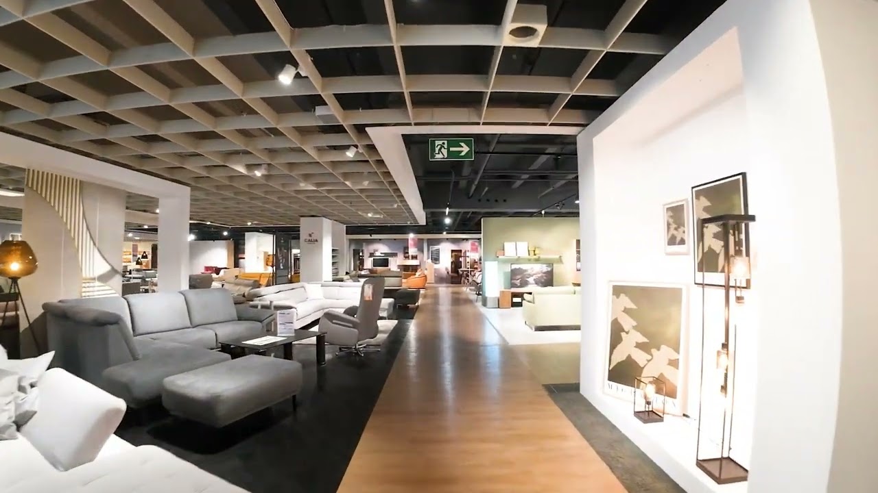 Drohnenaufnahme im Einrichtungshaus Ehrmann Herxheim 🛋️ | Indoor Flight