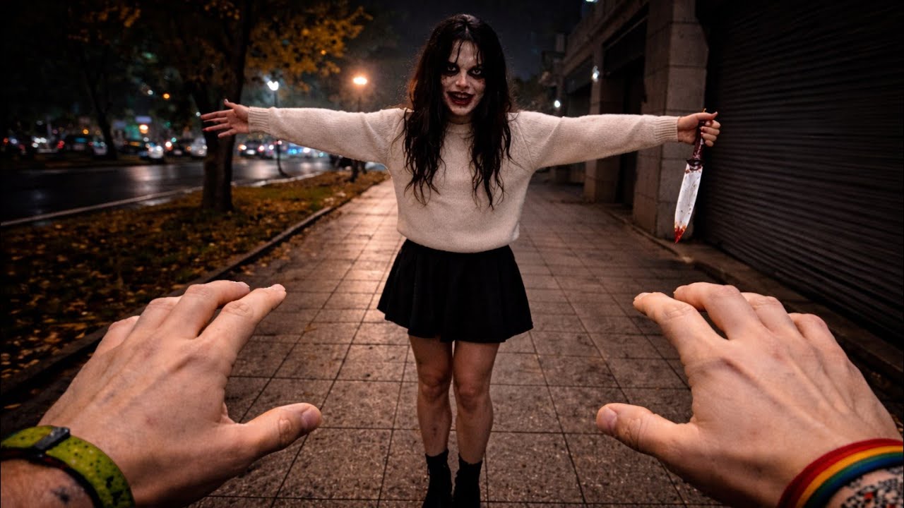 SERBIAN DANCING LADY REAL LIFE ESCAPE (PARKOUR POV)