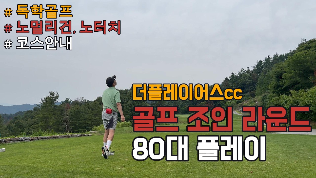 4K / 더플레이어스cc 밸리 &rarr; 레이크 / 18홀 에브리샷 / 4분의 3스윙 / 골프 조인 라운드