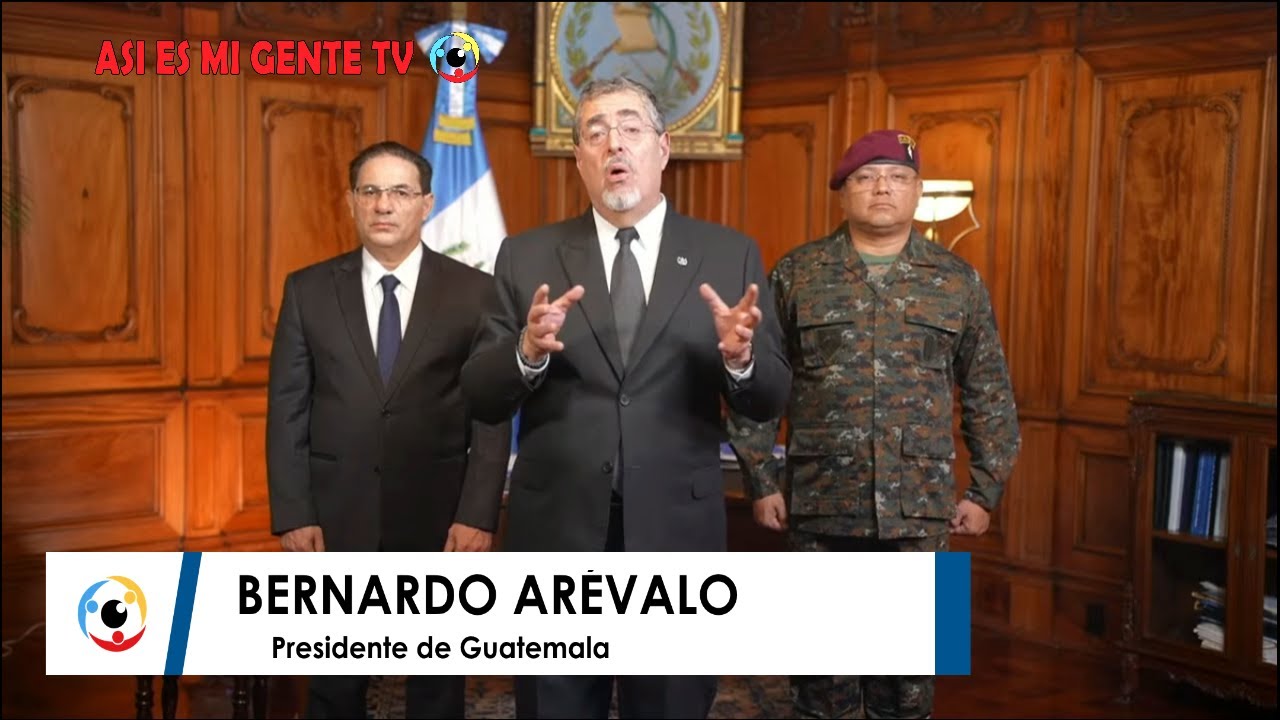 ESTADO DE SITIO EN GUATEMALA POR 30 DÍAS DICE PRESIDENTE DE  GUATEMALA EN CADENA NACIONAL