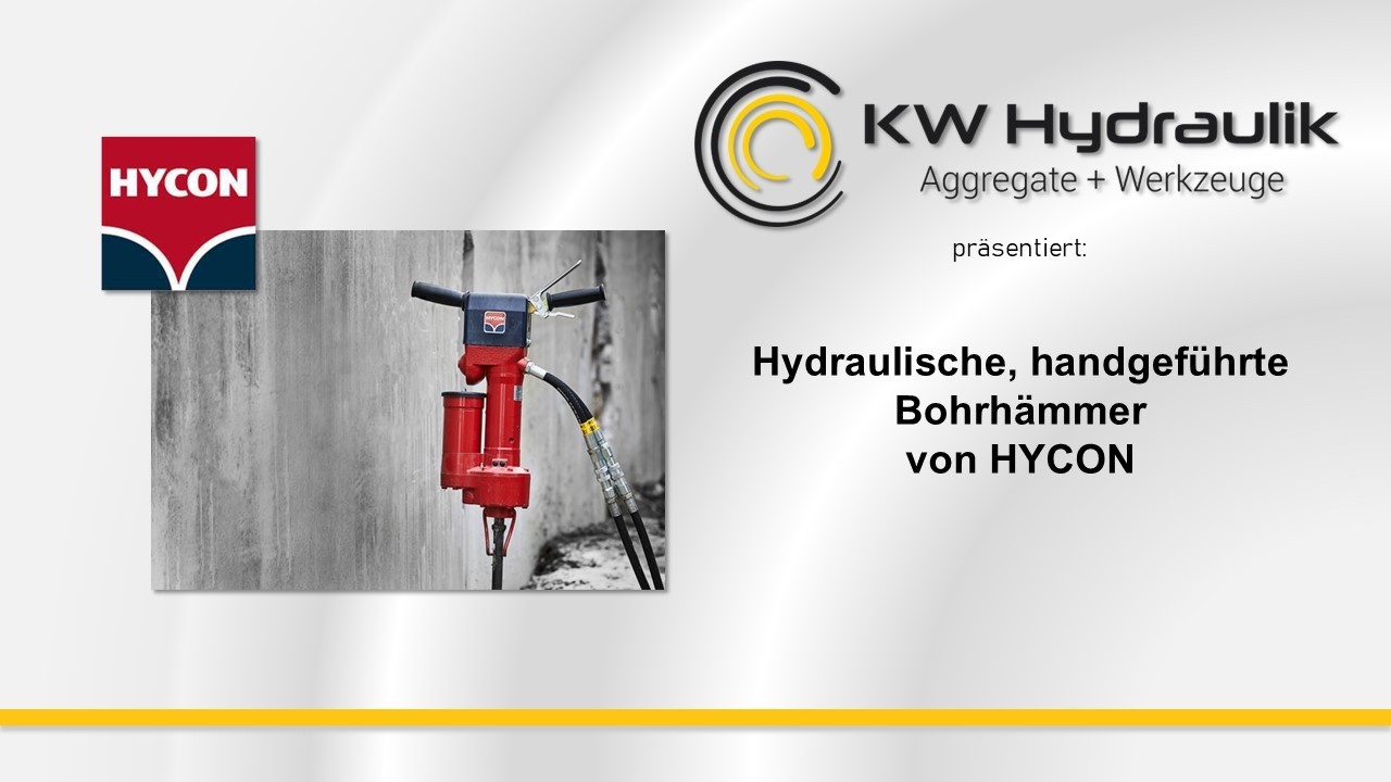 HYCON HRD28 HRD30 hydraulische Bohrhämmer