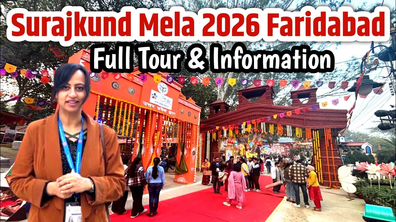 Surajkund Mela Faridabad 2026 | The Vibez  with Diksha 