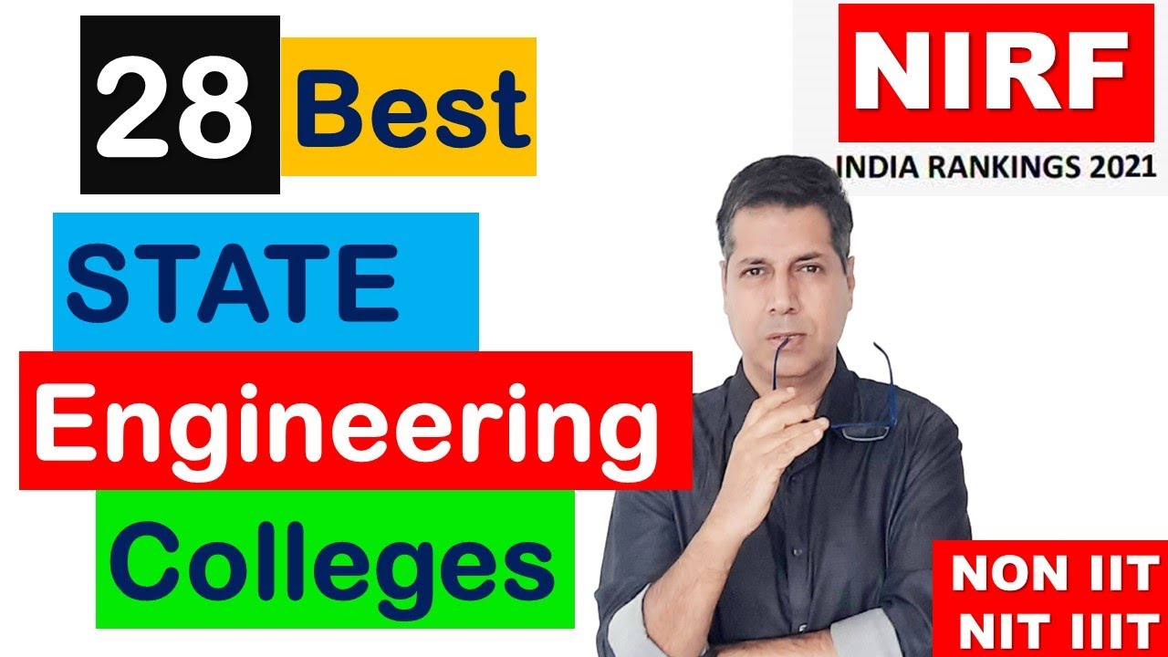 28 State's Top Engineering Colleges, Non-IIT IIIT NIT, NIRF-Ranking, Best Branch for High paying JOB