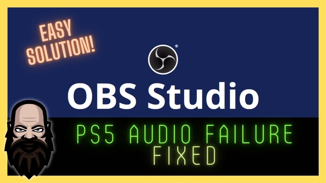No Audio from PS5 to OBS (FIXED)
