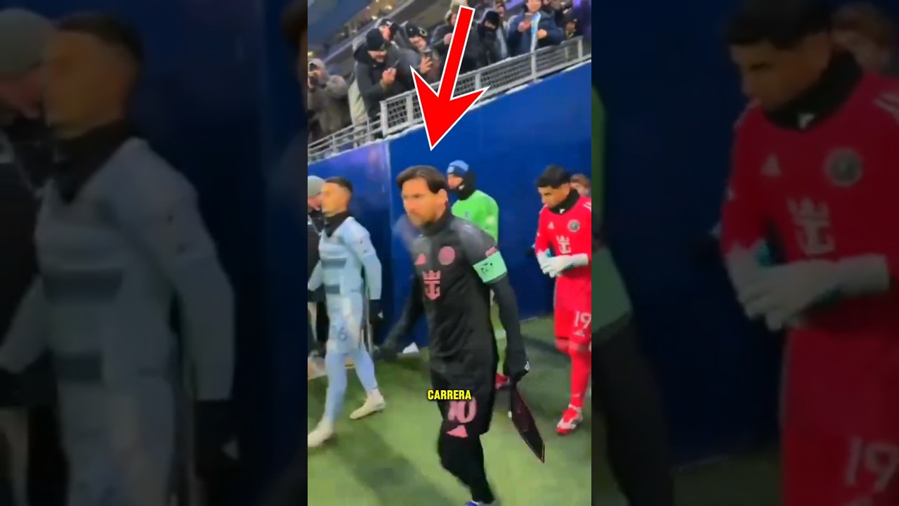 El partido m&aacute;s fr&iacute;o de Messi 🥶