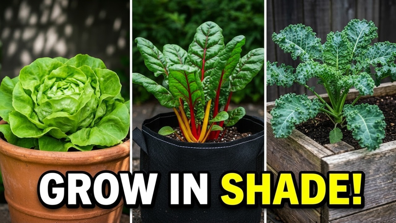 12 Perfect Vegetables That Thrive in Complete Shade (Perfect for Small Spaces)