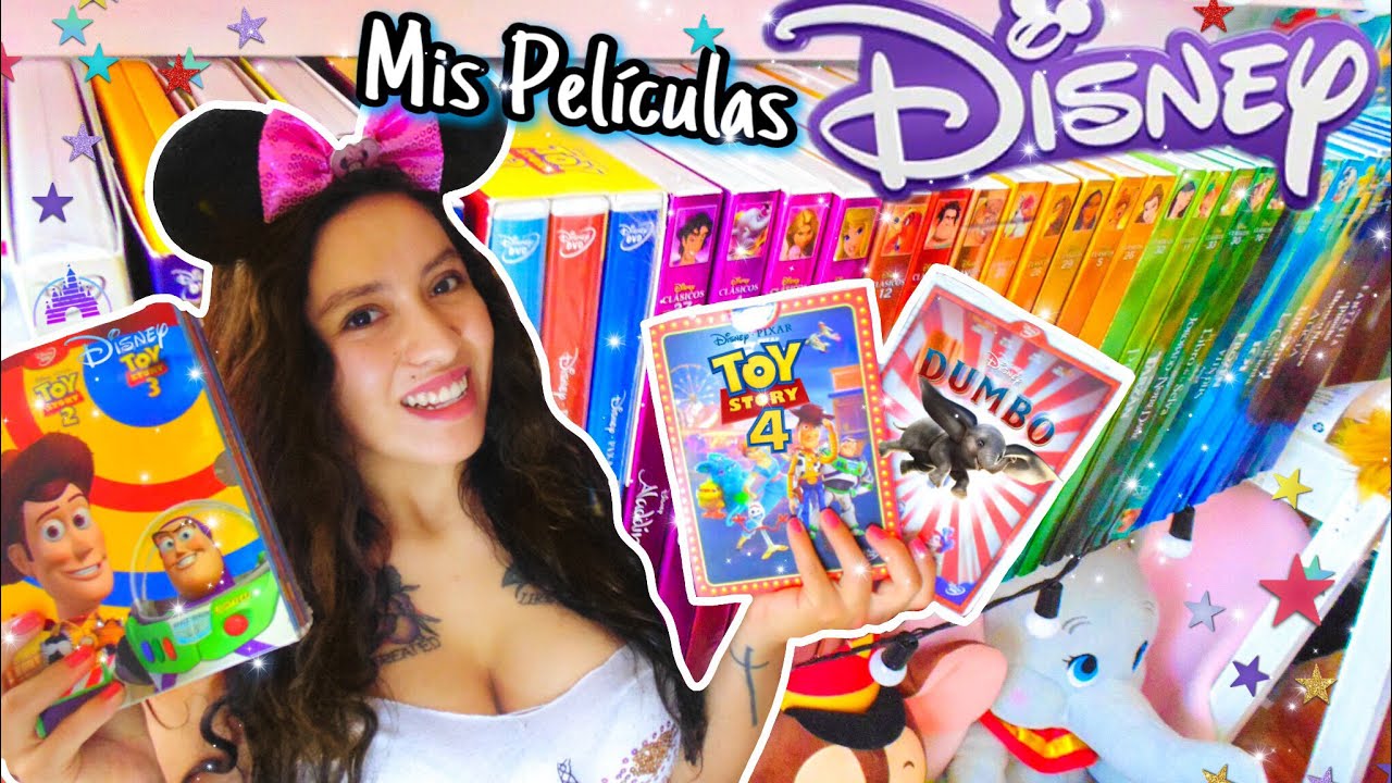 MI COLECCIÓN  DE PELICULAS DISNEY CLASICOS,TOY STORY, DISNEY LIVE ACTION  VANE V ART