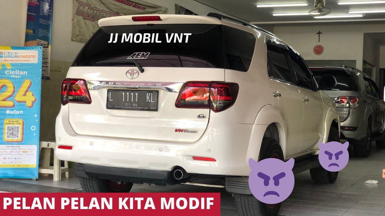 MODIF PROJECT FORTUNER VNT UNTUK DAILY! GANTI VELG DAN STOPLAMP, JUGA PASANG STABILISER!