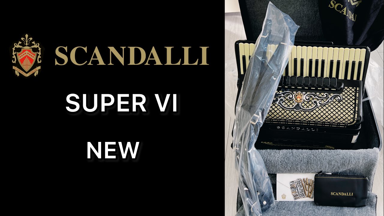 Scandalli Super VI Nou Model Legendar Voci A Mano 🎹🔝