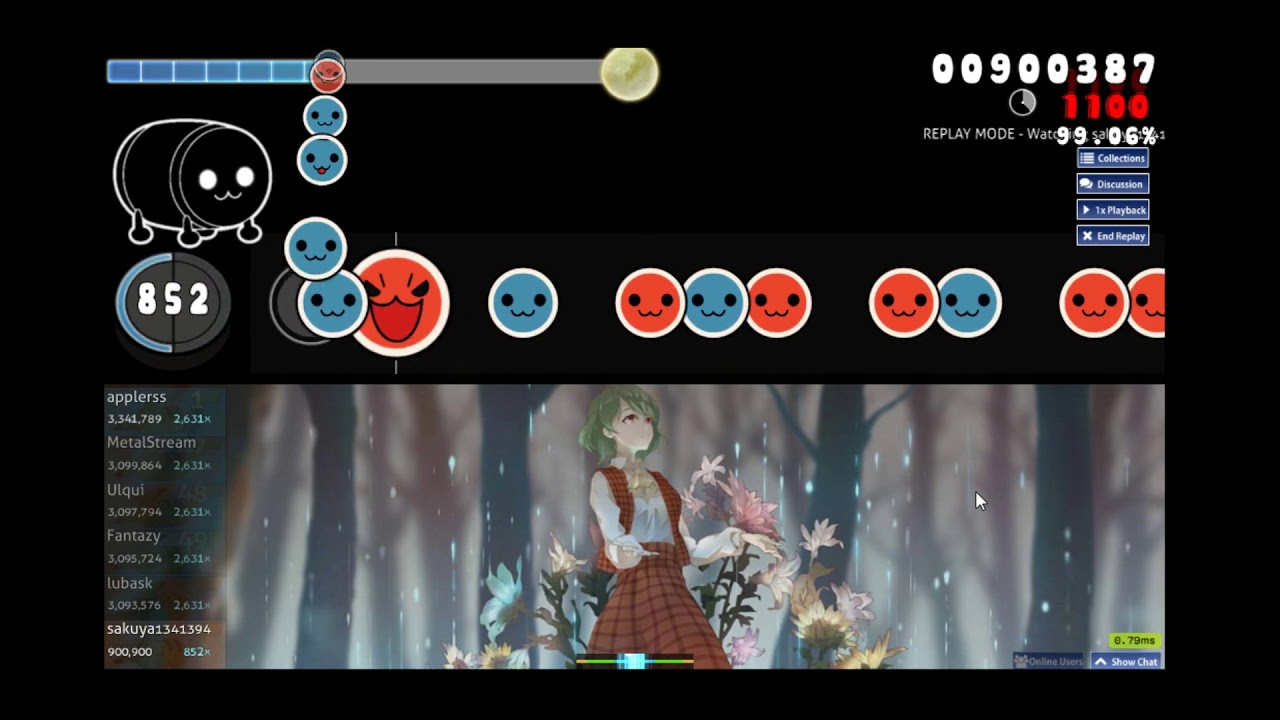 osu! taiko - t+pazolite - Pump up UR NRG - FC 99.37%