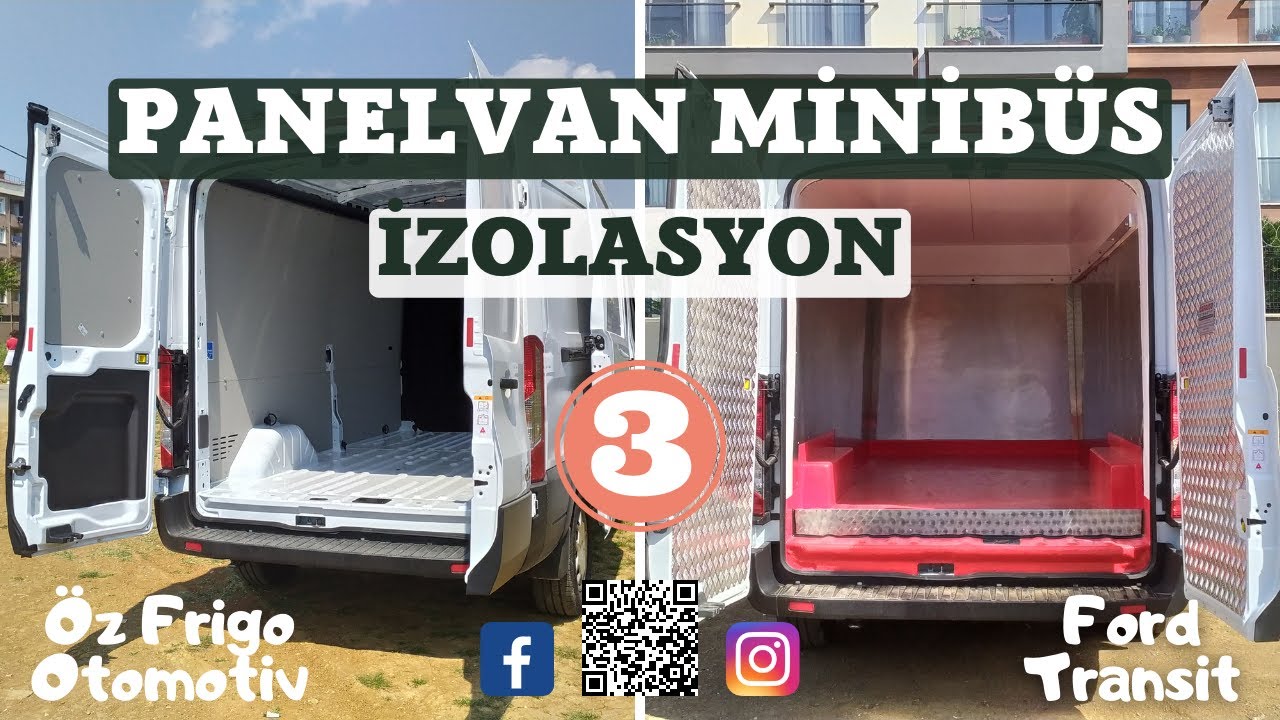 Панельная изоляция микроавтобуса для мяса и субпродуктов / Ford Transit /  водонепроницаемая