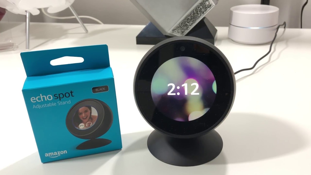 Amazon Echo Spot | Adjustable Stand Unboxing and Tour!