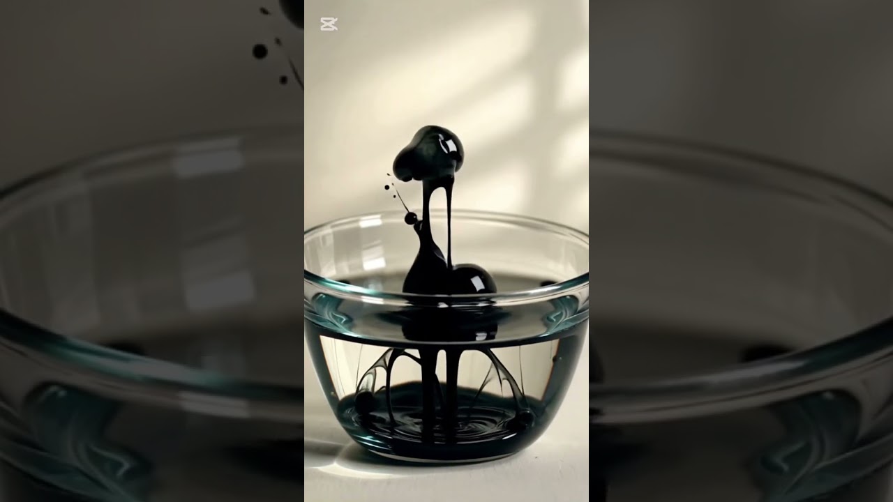 Ink dropping in water #satisfyingsounds #asmrshorts #asmrsounds #satisfying
