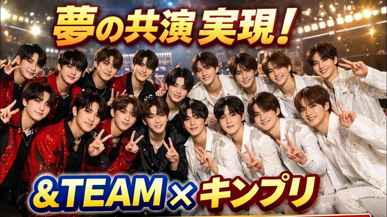＆TEAM×キンプリ奇跡共演✨夢の並びに感動 #JpopNews #JapaneseIdols #エンタメニュース