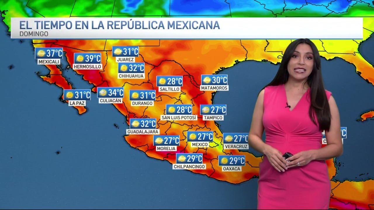 El pronóstico del tiempo en México, viernes 27 y sábado, 28 de febrero
