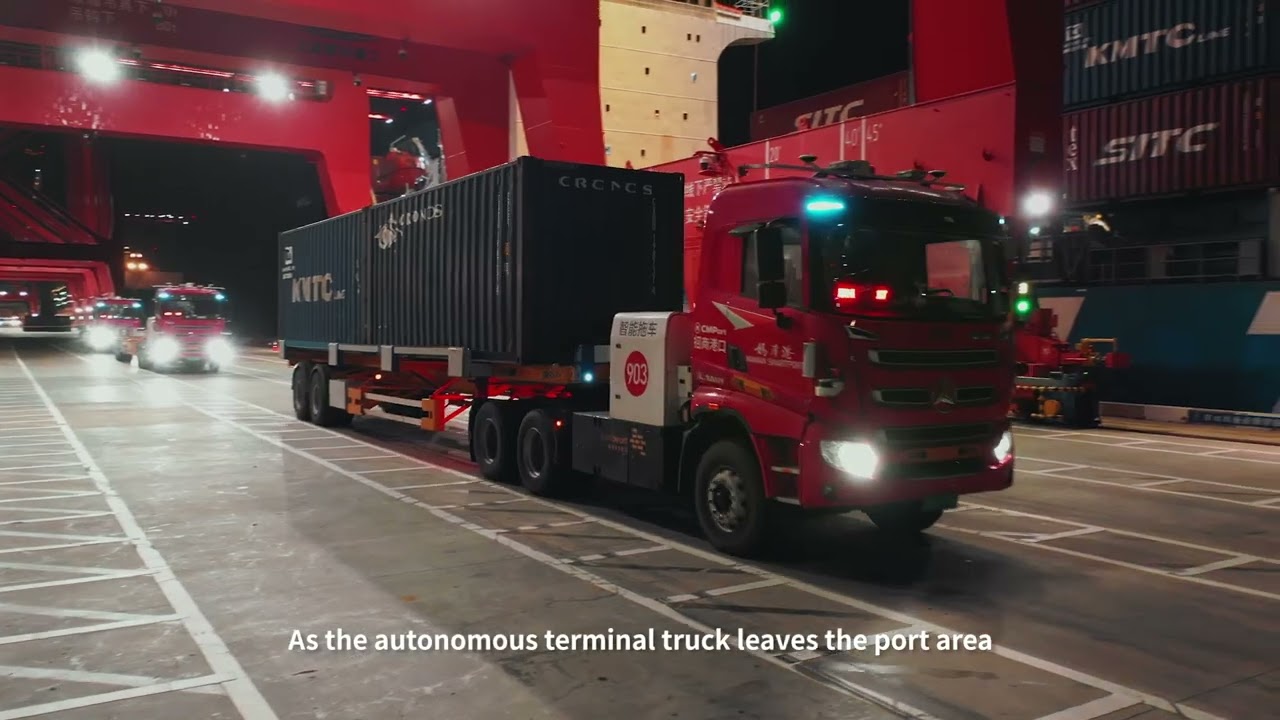 SANY Autonomous Electric Terminal Trucks Transform Mawan Port with a Smart Port Solution