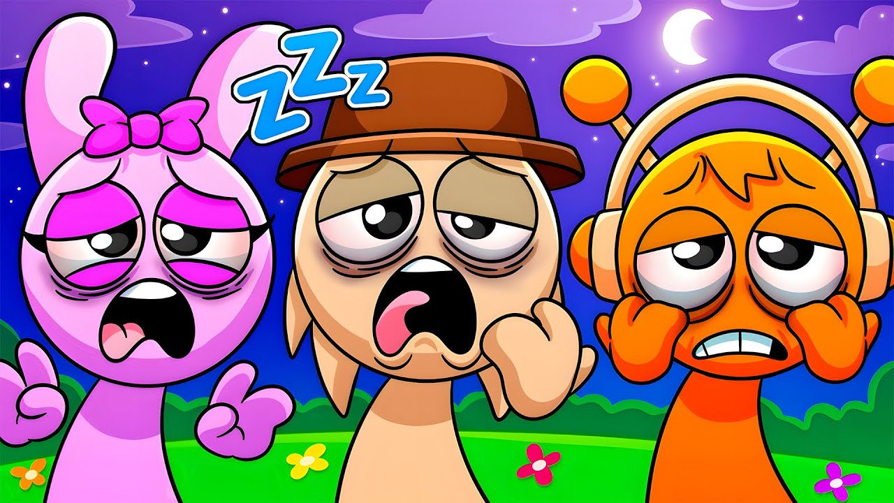 SPRUNKI, but they CAN'T SLEEP! Incredibox Sprunki Animation