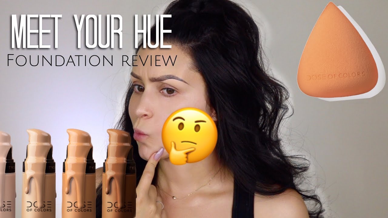 Dose of colors foundation review l Meet your hue foundation