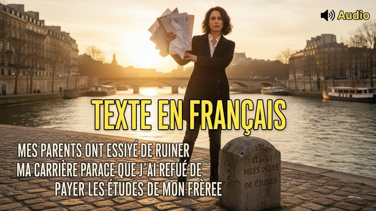MES PARENTS ONT TENTÉ DE RUINER MA CARRIÈRE PARCE QUE J’AI REFUSÉ DE PAYER LES ÉTUDES DE MON FRÈRE